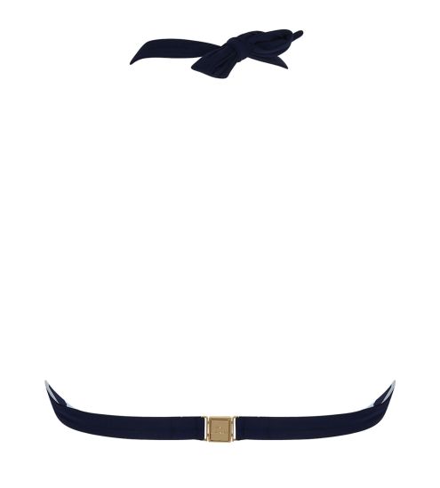 Maillot de bain triangle blanc et bleu Danse des Vagues