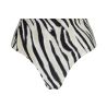 Bas de maillot de bain réversible taille haute La Tigre Blanc