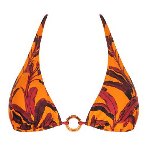 Haut de maillot de bain sans armatures La Melanesia Jaune Banane