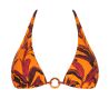 Haut de maillot de bain sans armatures La Melanesia Jaune Banane