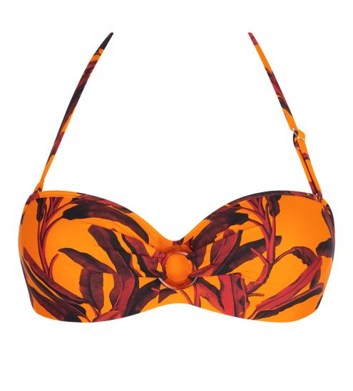 Haut de maillot de bain bandeau La Melanesia Jaune Banane
