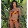 Haut de maillot de bain bandeau La Melanesia Jaune Banane