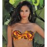 Haut de maillot de bain bandeau La Melanesia Jaune Banane