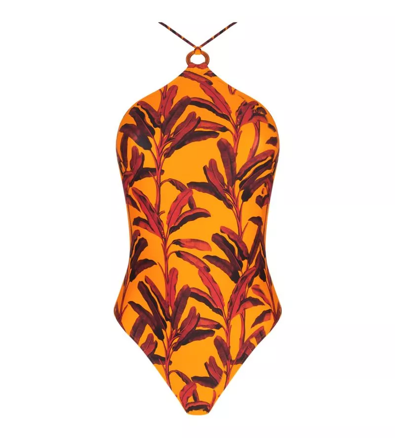Maillot de bain une pièce nageur La Melanesia Jaune Banane