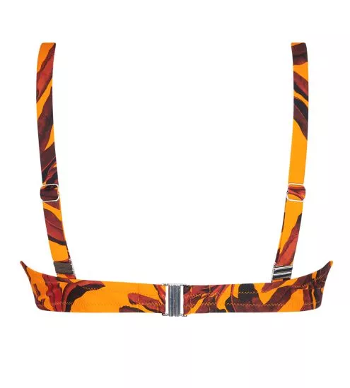 Haut de maillot de bain corbeille fitting grande taille La Melanesia Jaune Banane