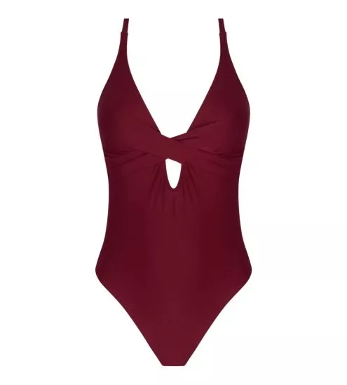 Maillot de bain une pièce nageur La Chiquissima Prune