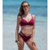 Haut de maillot de bain triangle La Chiquissima Prune