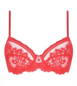 Soutien gorge armatures confortables Désirs de Venise Grenat Venise