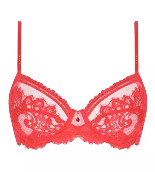 Soutien gorge armatures confortables Désirs de Venise Grenat Venise