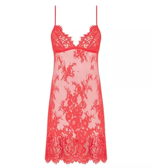 Nuisette laçage sexy Désirs de Venise Grenat Venise