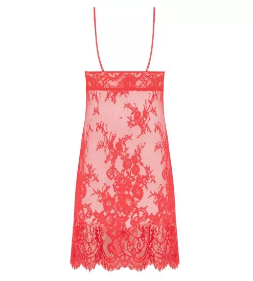 Nuisette laçage sexy Désirs de Venise Grenat Venise