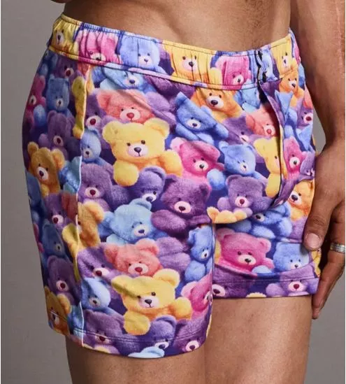 Caleçon parachute imprimé oursons multicolore Teddybear
