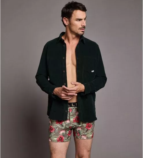Boxer long homme imprimé exotique Dude
