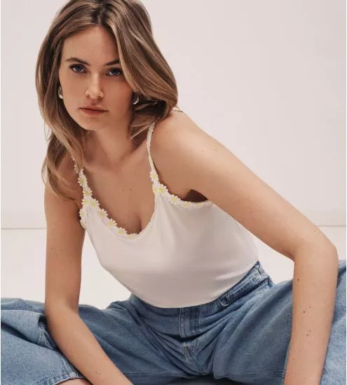 Caraco Blanc Avero Ivory Petal