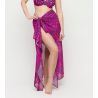 Paréo zébré rose et noir Malabo Hot Pink Zebra