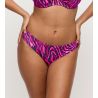 Bas de maillot de bain grande taille Malabo Hot Pink Zebra