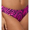 Bas de maillot de bain grande taille Malabo Hot Pink Zebra