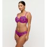 Bas de maillot de bain grande taille Malabo Hot Pink Zebra