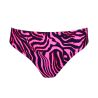 Bas de maillot de bain grande taille Malabo Hot Pink Zebra