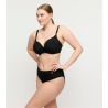 Haut de maillot de bain emboîtant noir Delray