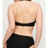 Haut de maillot de bain emboîtant noir Delray