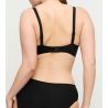 Haut de maillot de bain emboîtant noir Delray
