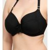 Haut de maillot de bain emboîtant noir Delray