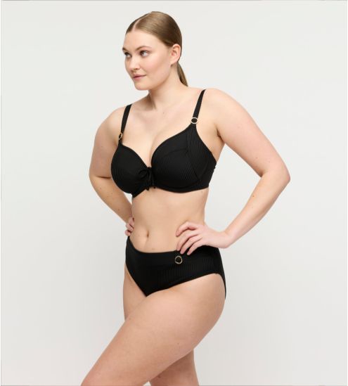 Bas de maillot de bain noir Delray