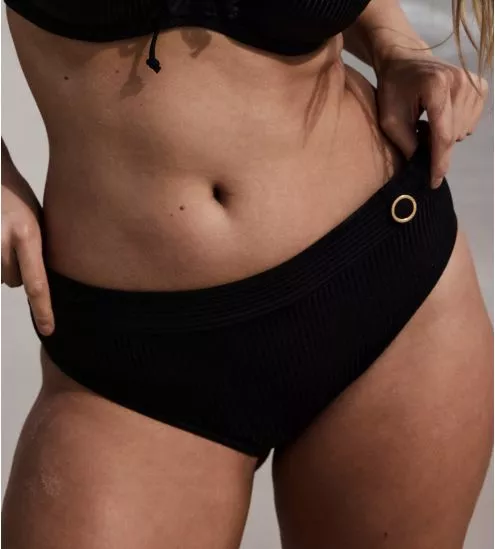 Bas de maillot de bain noir Delray