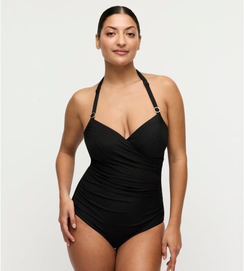 Maillot de bain une pièce noir Delray