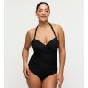 Maillot de bain une pièce noir Delray