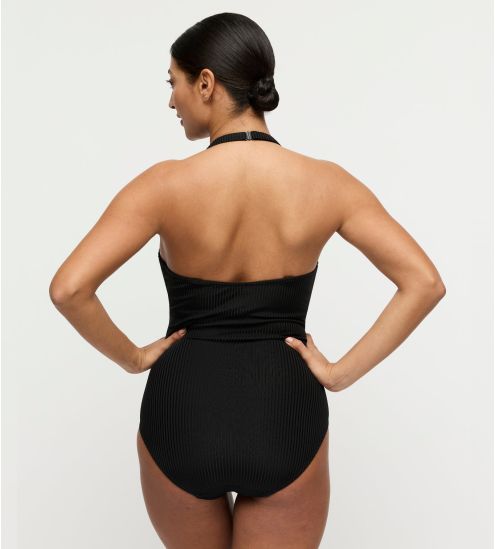 Maillot de bain une pièce noir Delray