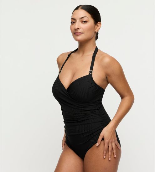 Maillot de bain une pièce noir Delray