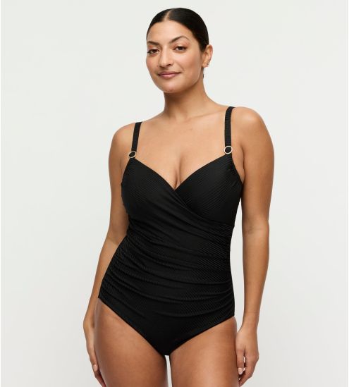 Maillot de bain une pièce noir Delray