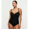 Maillot de bain une pièce noir Delray