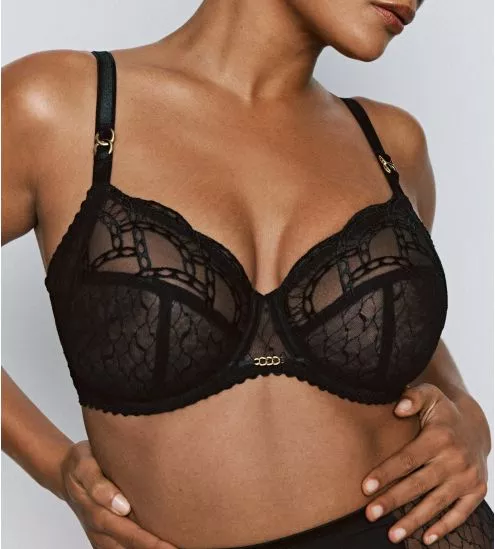 Soutien gorge noir armatures Naica