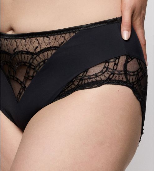 Hoch geschnittener Slip...