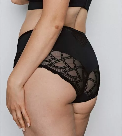 Culotte haute noire Naica