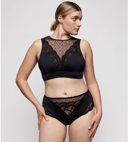 Culotte haute noire Naica