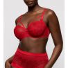 Soutien gorge balconnet tulipe (C, D) Sophora True Red