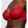 Soutien gorge balconnet tulipe (C, D) Sophora True Red