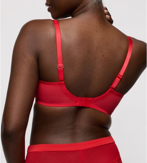 Soutien gorge balconnet tulipe (C, D) Sophora True Red