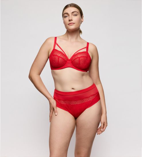 Culotte haute rouge Sophora True Red