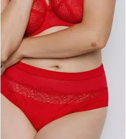 Culotte haute rouge Sophora True Red