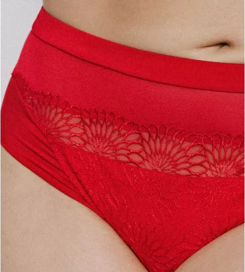 Culotte haute rouge Sophora True Red
