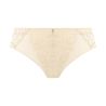 Slip brésilien blanc en tulle et dentelle Abellia Gardenia