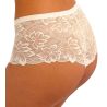 Shorty en dentelle et tulle blanc Abellia Gardenia