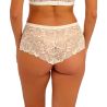 Shorty en dentelle et tulle blanc Abellia Gardenia