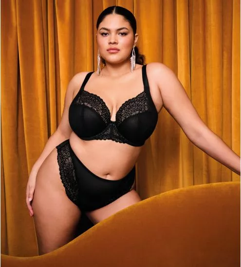 Soutien-gorge plunge stretch Tiernie Black