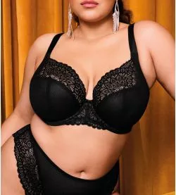 Soutien-gorge plunge stretch Tiernie Black